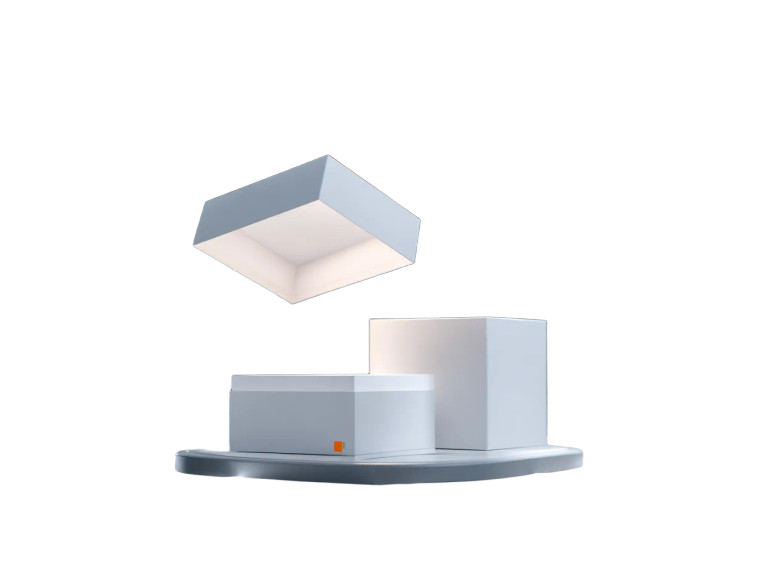 Floating White Boxes Vinyl Car Decal Sticker – Waterproof & UV-Resistant 8"