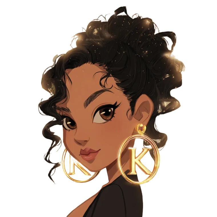 Chibi Puerto Rican Woman Vinyl Car Decal Sticker – Waterproof & UV-Resistant 8"