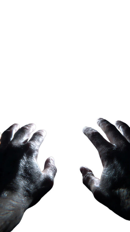 Hands In Darkness Vinyl Car Decal Sticker – Waterproof & UV-Resistant 8"