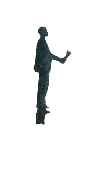 Men Shaking Hands Vinyl Car Decal Sticker – Waterproof & UV-Resistant 8"