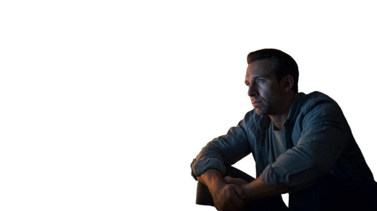 Weary Man Portrait Vinyl Car Decal Sticker – Waterproof & UV-Resistant 8"