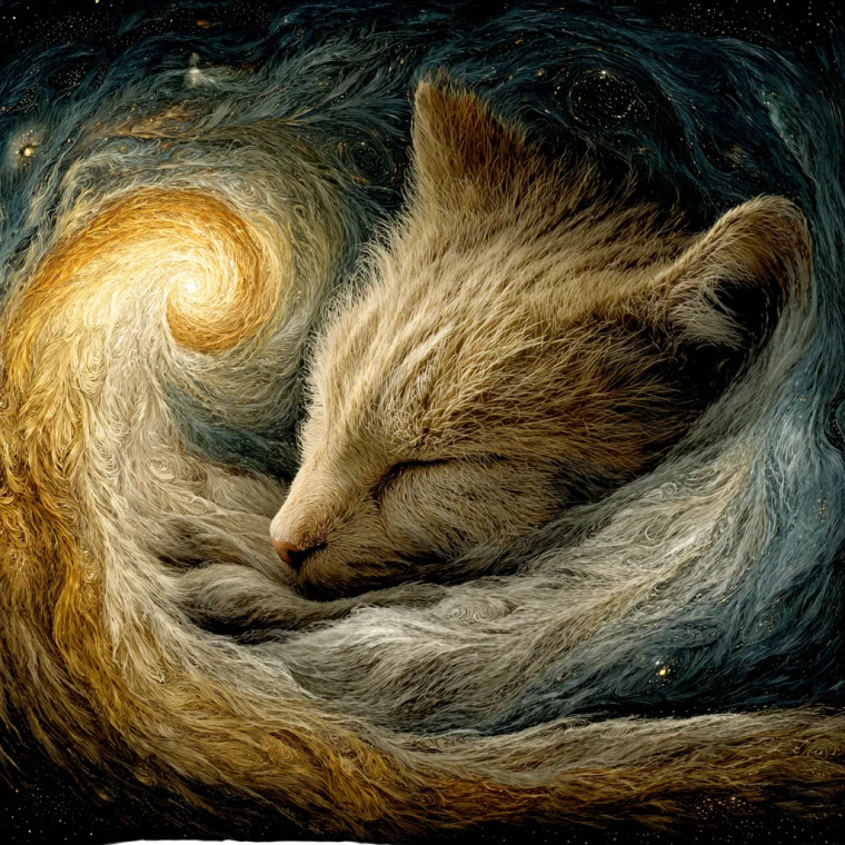 Cosmic Pet Vinyl Car Decal Sticker – Waterproof & UV-Resistant 8"