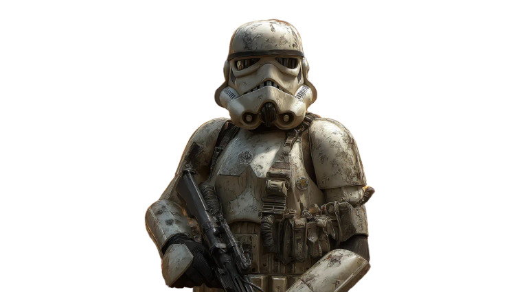 Apocalyptic Stormtrooper Vinyl Car Decal Sticker – Waterproof & UV-Resistant 8"