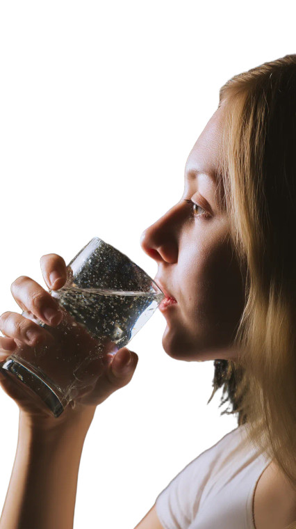 Blonde Woman Drinking V2 Vinyl Car Decal Sticker – Waterproof & UV-Resistant 8"