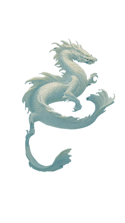 东海龙王 Vinyl Car Decal Sticker – Waterproof & UV-Resistant 8"