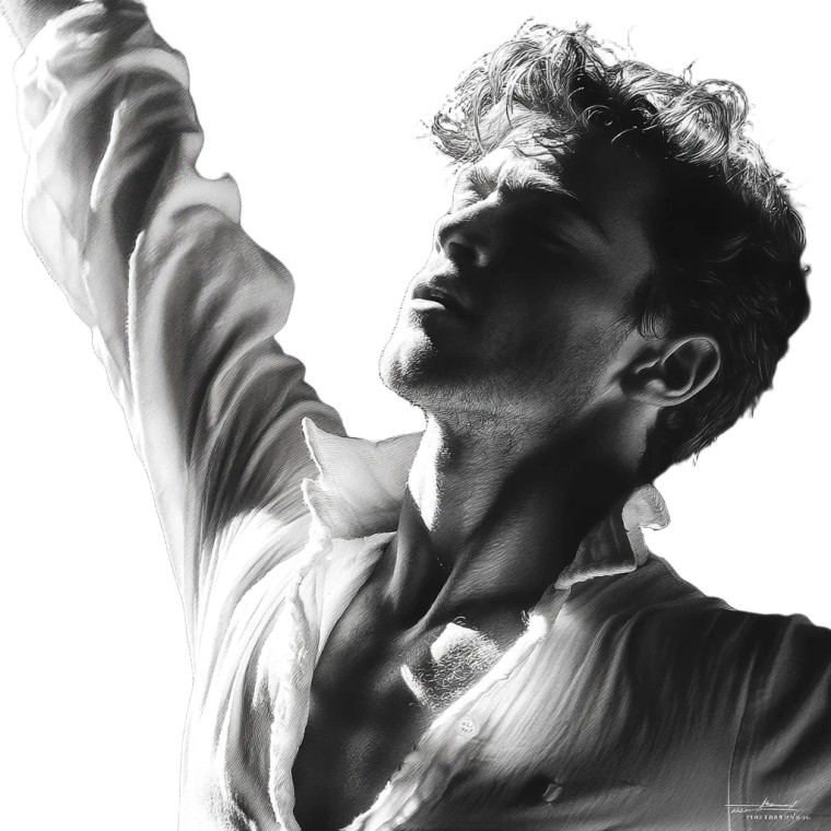 Dancing Man V2 Vinyl Car Decal Sticker – Waterproof & UV-Resistant 8"