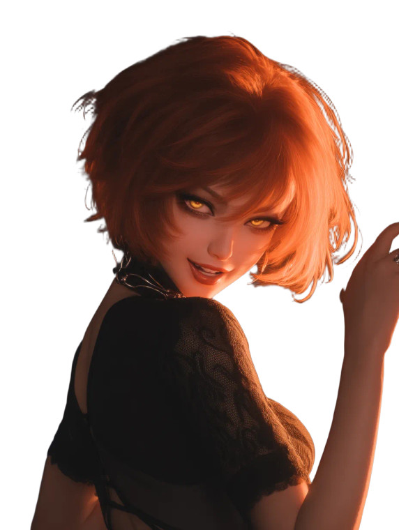 Vampire Girl Dancing Vinyl Car Decal Sticker – Waterproof & UV-Resistant 8"