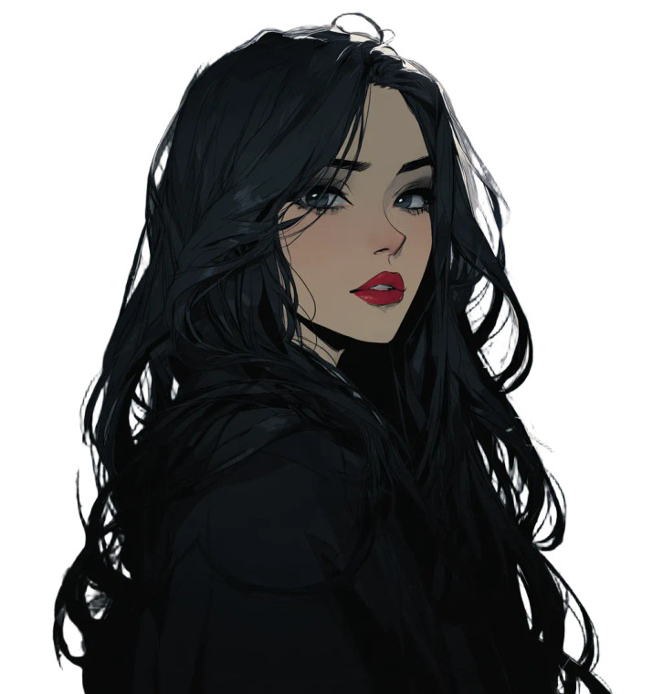 Gothic Laura Vinyl Car Decal Sticker – Waterproof & UV-Resistant 8"