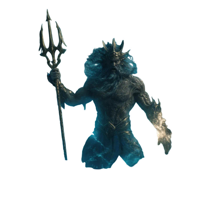 Poseidon'S Battle V3 Vinyl Car Decal Sticker – Waterproof & UV-Resistant 8"