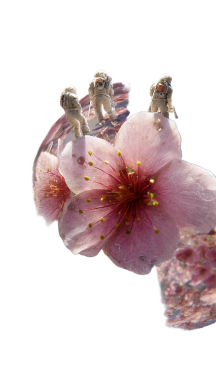 Miniature Scientists Climbing Vinyl Car Decal Sticker – Waterproof & UV-Resistant 8"