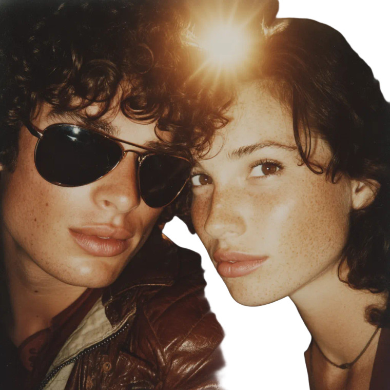 90S Celebrity Couple Vinyl Car Decal Sticker – Waterproof & UV-Resistant 8"