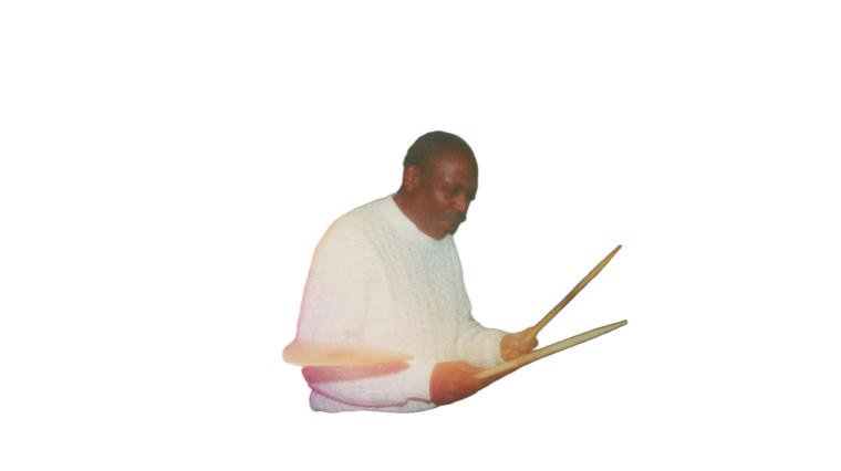 Luminous Drummer Silhouette Vinyl Car Decal Sticker – Waterproof & UV-Resistant 8"