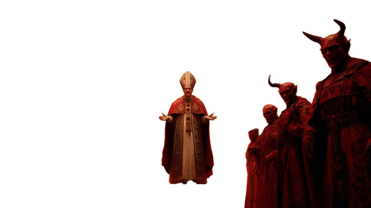 Evil Pope Leo Xiv Vinyl Car Decal Sticker – Waterproof & UV-Resistant 8"