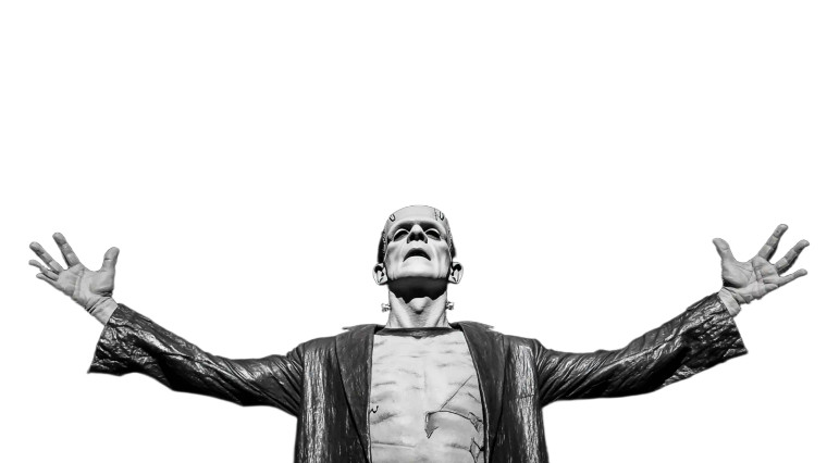 Standing Frankenstein Vinyl Car Decal Sticker – Waterproof & UV-Resistant 8"