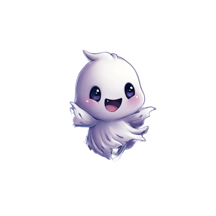 Cute Ghost Pokemon Vinyl Car Decal Sticker – Waterproof & UV-Resistant 8"