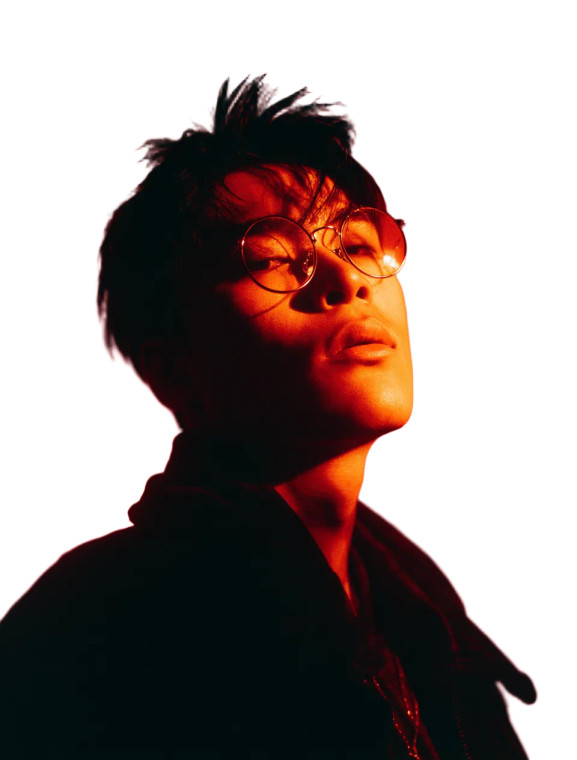 Stylized Asian Portrait Vinyl Car Decal Sticker – Waterproof & UV-Resistant 8"