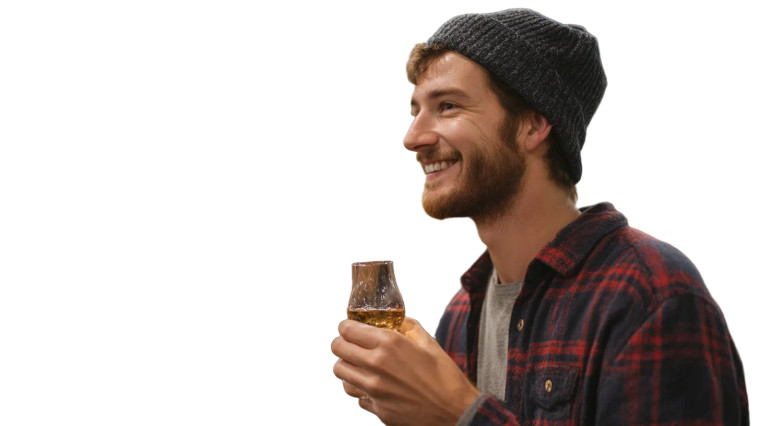 Happy Whiskey Cheers Vinyl Car Decal Sticker – Waterproof & UV-Resistant 8"