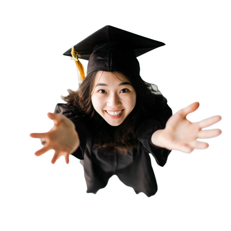 Graduating Student Celebration Vinyl Car Decal Sticker – Waterproof & UV-Resistant 8"