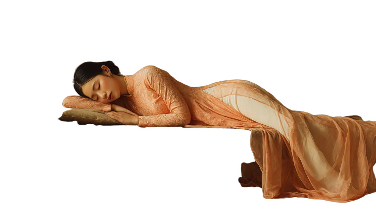 Graceful Vietnamese Woman V3 Vinyl Car Decal Sticker – Waterproof & UV-Resistant 8"