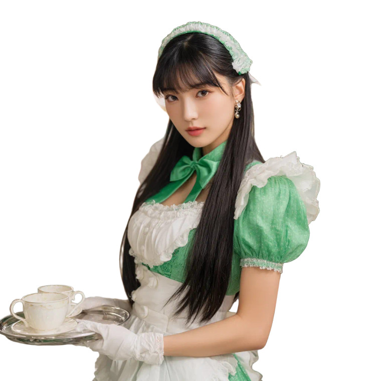 Maid Cafe Idol Vinyl Car Decal Sticker – Waterproof & UV-Resistant 8"