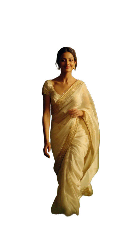 Graceful Indian Woman V2 Vinyl Car Decal Sticker – Waterproof & UV-Resistant 8"