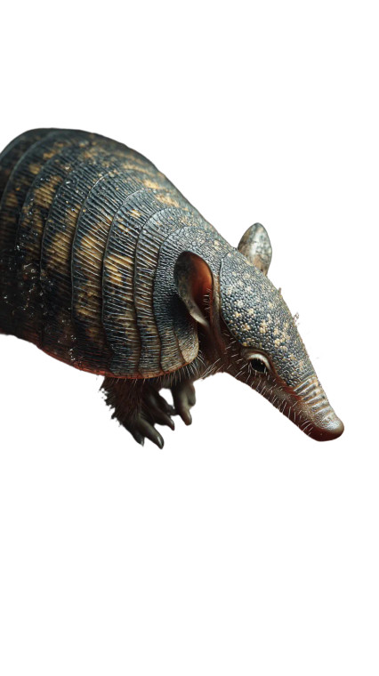 Foraging Armadillo Vinyl Car Decal Sticker – Waterproof & UV-Resistant 8"