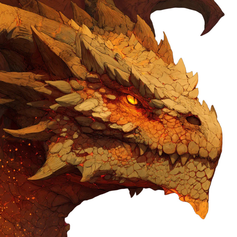 Ember Wyrm Vinyl Car Decal Sticker – Waterproof & UV-Resistant 8"