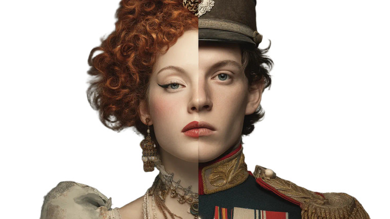 Dual Identity Portrait Vinyl Car Decal Sticker – Waterproof & UV-Resistant 8"