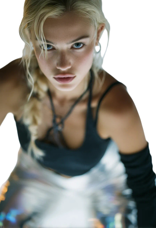 Futuristic Sportswear Model V2 Vinyl Car Decal Sticker – Waterproof & UV-Resistant 8"