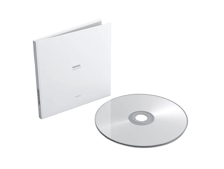 Blank Cd Mockup V2 Vinyl Car Decal Sticker – Waterproof & UV-Resistant 8"