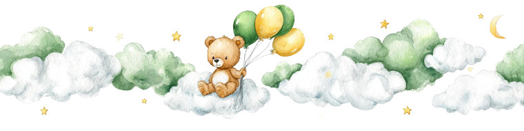 Cute Bear Balloons V3 Vinyl Car Decal Sticker – Waterproof & UV-Resistant 8"