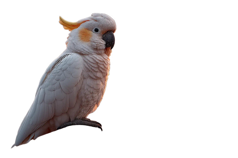 Sulphur-Crested Cockatoo Vinyl Car Decal Sticker – Waterproof & UV-Resistant 8"