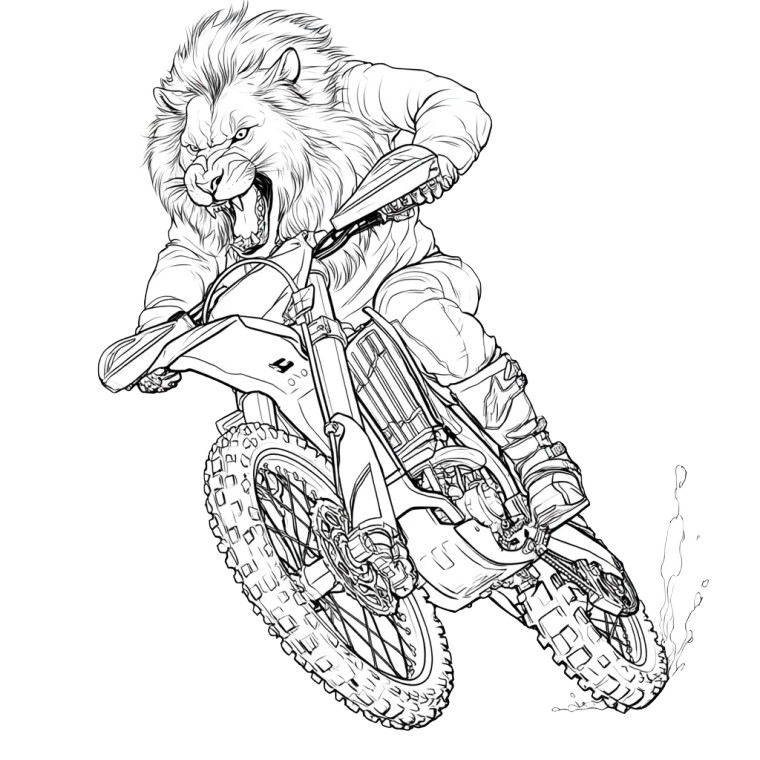 Transformer Dirt Bike Vinyl Car Decal Sticker – Waterproof & UV-Resistant 8"