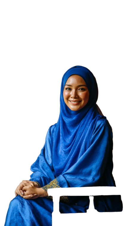 Malay Woman Portrait Vinyl Car Decal Sticker – Waterproof & UV-Resistant 8"