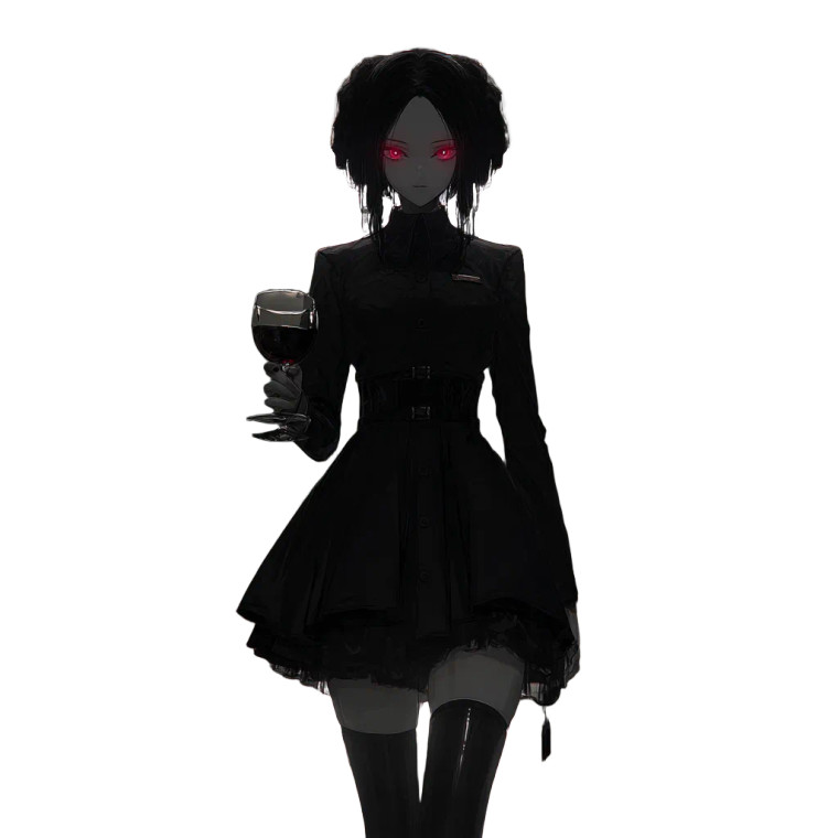 Anime Character Halo Vinyl Car Decal Sticker – Waterproof & UV-Resistant 8"