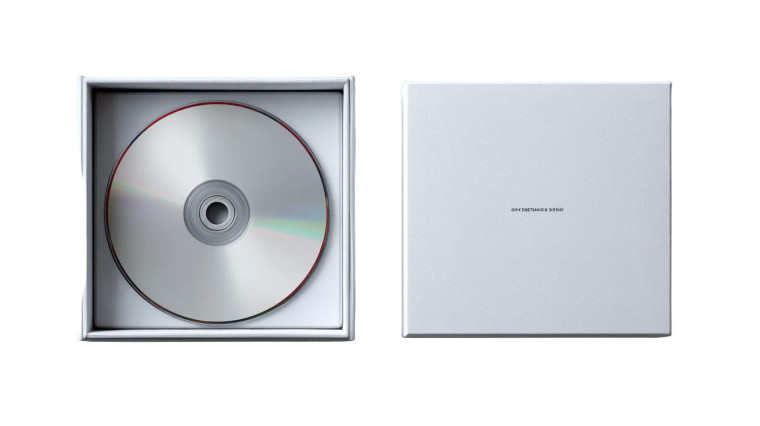 Blank Cd Mockup Vinyl Car Decal Sticker – Waterproof & UV-Resistant 8"