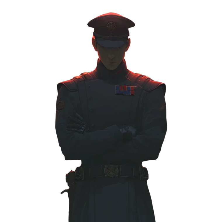 Imperial Officer V2 Vinyl Car Decal Sticker – Waterproof & UV-Resistant 8"