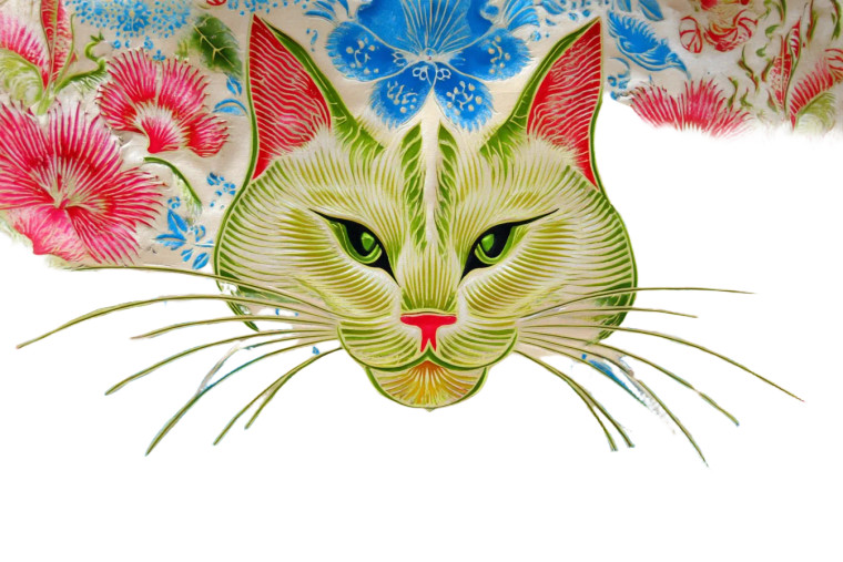Cat Portrait V2 Vinyl Car Decal Sticker – Waterproof & UV-Resistant 8"