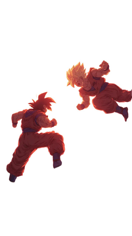 Super Saiyan Battle V2 Vinyl Car Decal Sticker – Waterproof & UV-Resistant 8"