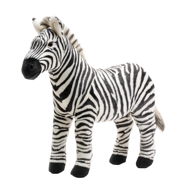 Giant Stuffed Zebra Vinyl Car Decal Sticker – Waterproof & UV-Resistant 8"