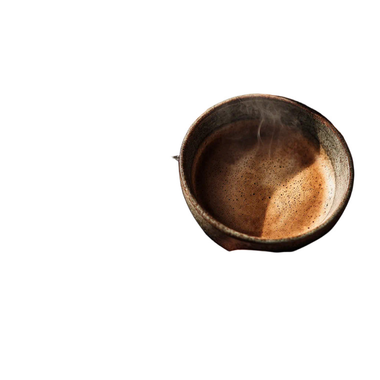 Elegant Coffee Hands Vinyl Car Decal Sticker – Waterproof & UV-Resistant 8"