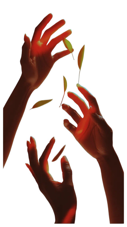 Elegant Hands Dance Vinyl Car Decal Sticker – Waterproof & UV-Resistant 8"