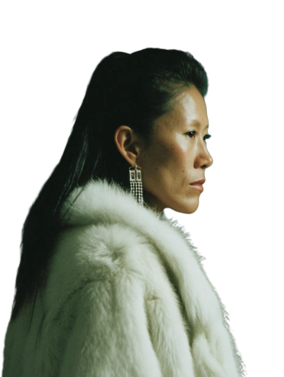 Inuit Woman Portrait Vinyl Car Decal Sticker – Waterproof & UV-Resistant 8"