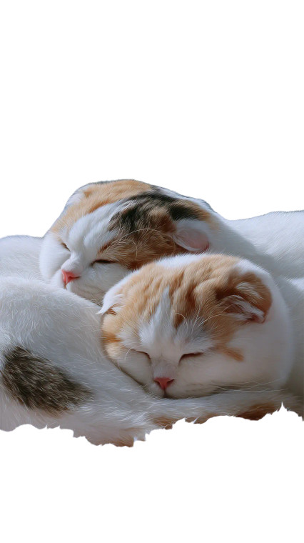 Calico Scottish Folds V3 Vinyl Car Decal Sticker – Waterproof & UV-Resistant 8"
