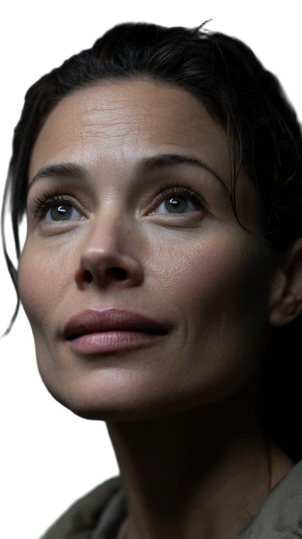 Anxious Cinematic Portrait Vinyl Car Decal Sticker – Waterproof & UV-Resistant 8"