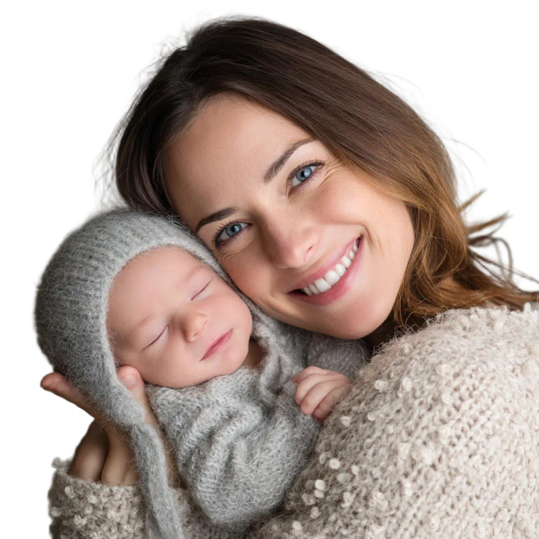 Mother And Baby V32 Vinyl Car Decal Sticker – Waterproof & UV-Resistant 8"