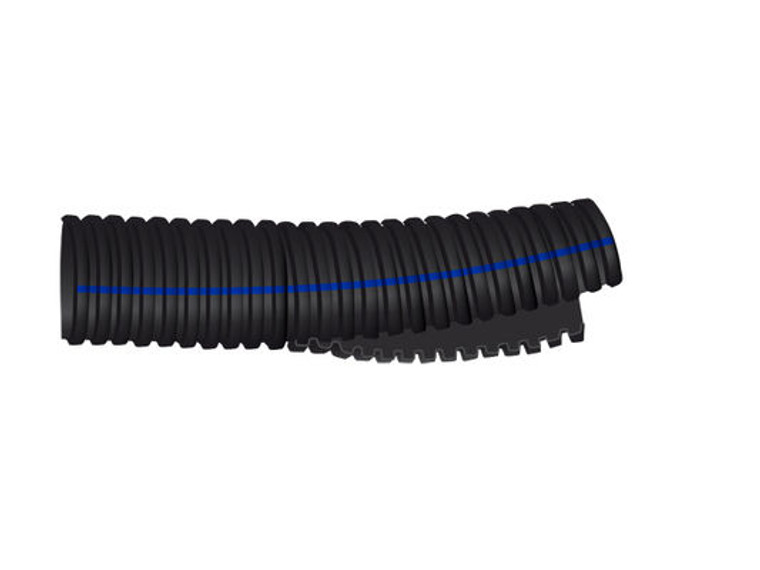 Sierra Marine Wire Loom | 50ft Flame Retardant Tubing, Chafing Protection, Black/Blue Striping