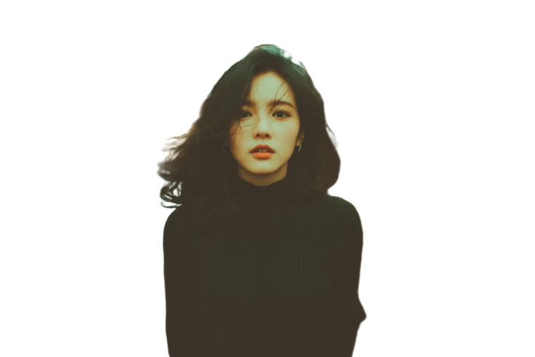 Chinese Girl Portrait V12 Vinyl Car Decal Sticker – Waterproof & UV-Resistant 8"