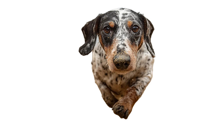 Dachshund Derby Race Vinyl Car Decal Sticker – Waterproof & UV-Resistant 8"