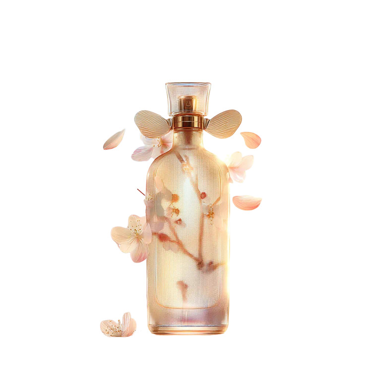 Elegant Perfume Bottle V12 Vinyl Car Decal Sticker – Waterproof & UV-Resistant 8"